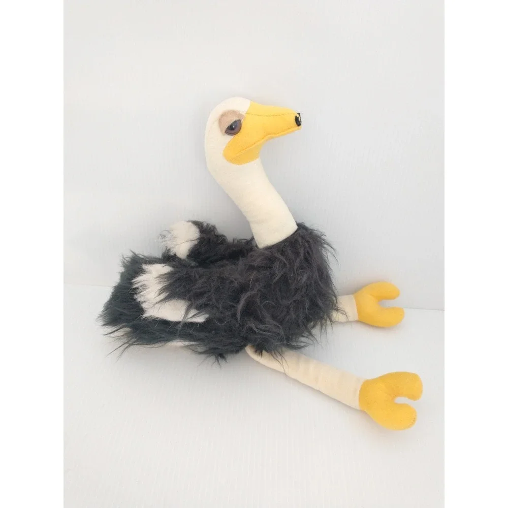 Vintage‎ Dakin Pillow Pets Ostrich Yellow Black 1981